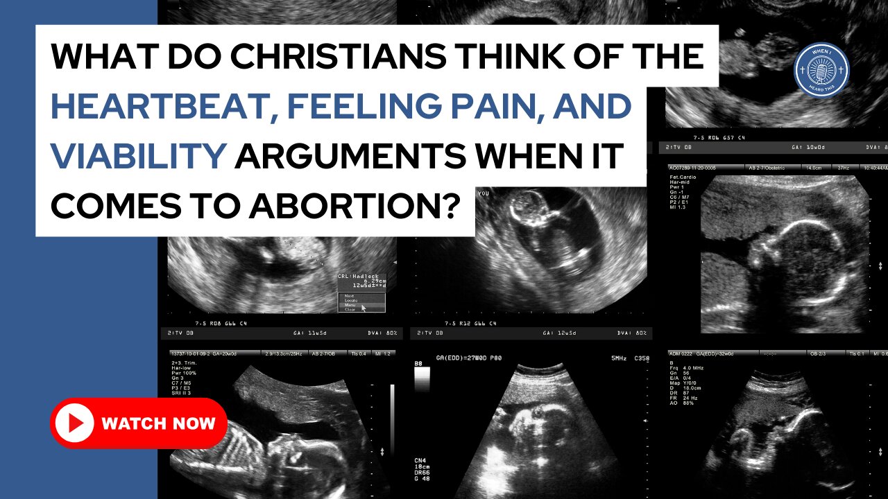 What do Christians think of the heartbeat, feeling pain, and viability abortion arguments?