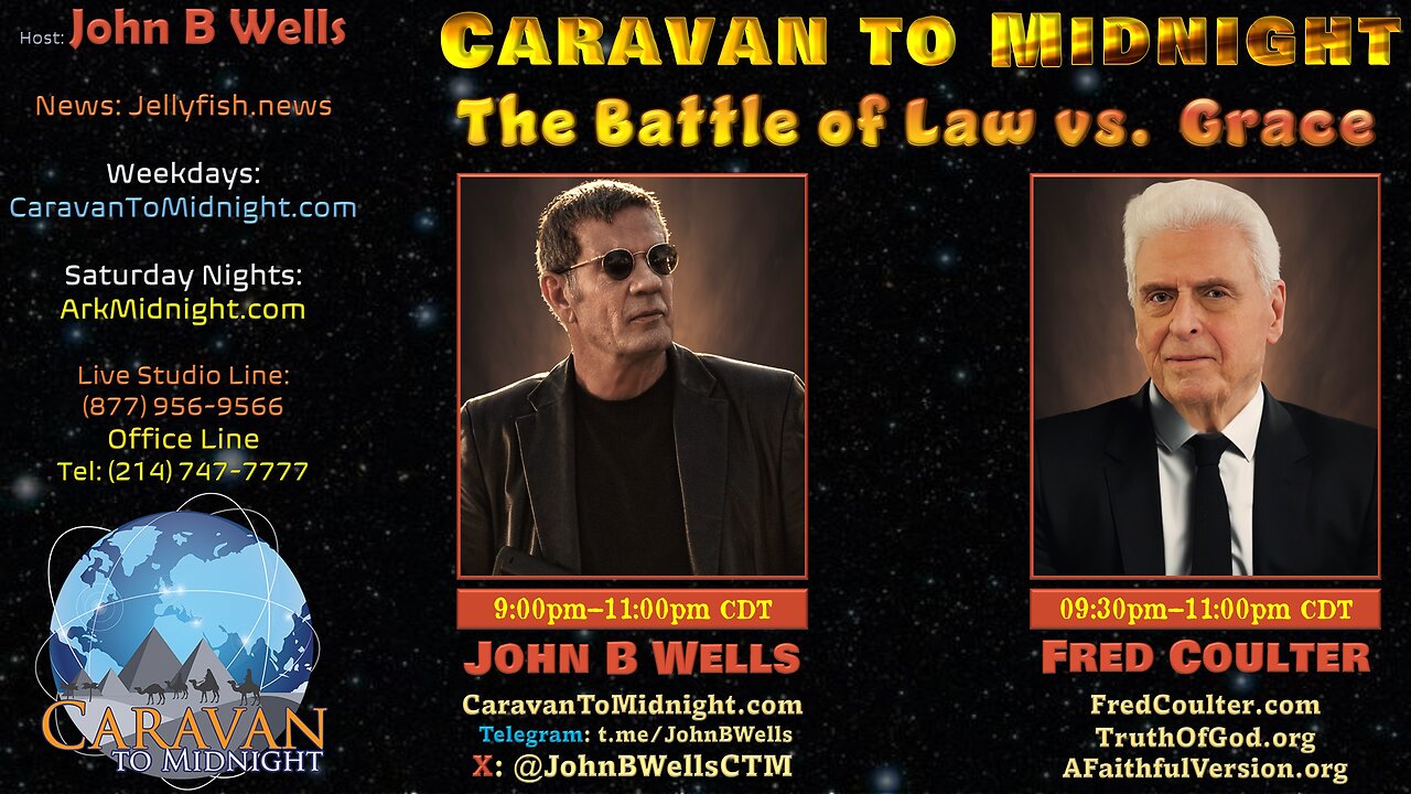 The Battle of Law vs. Grace - John B Wells LIVE