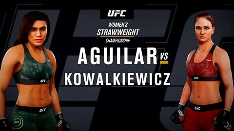 EA Sports UFC 3 Gameplay Karolina Kowalkiewicz vs Jessica Aguilar