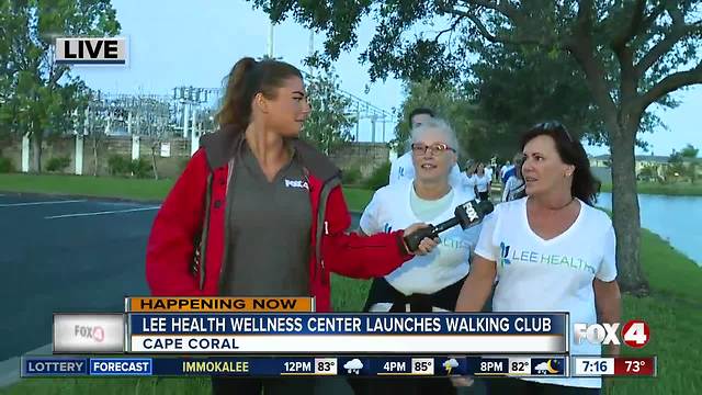 Lee Health Wellness Center launches morning walking club