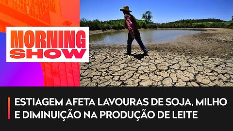 414 municípios do RS decretam estado emergência por falta de chuvas