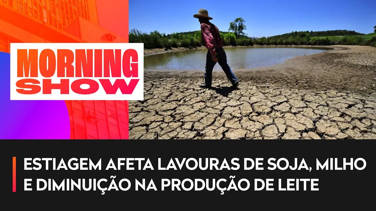 414 municípios do RS decretam estado emergência por falta de chuvas