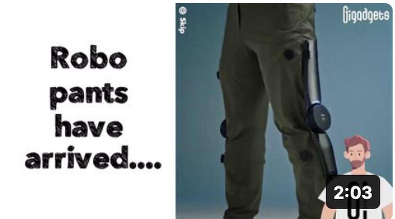 Robo pants have arrived....