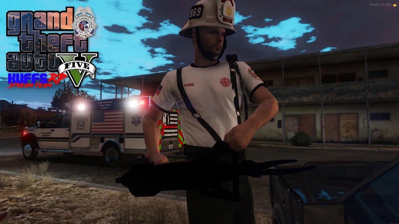 KUFFS LIVE! SAFD: Cuttin' Up in Grapeseed! | FiveM KUFFSrp GTA Roleplay Server (Fire Dept)