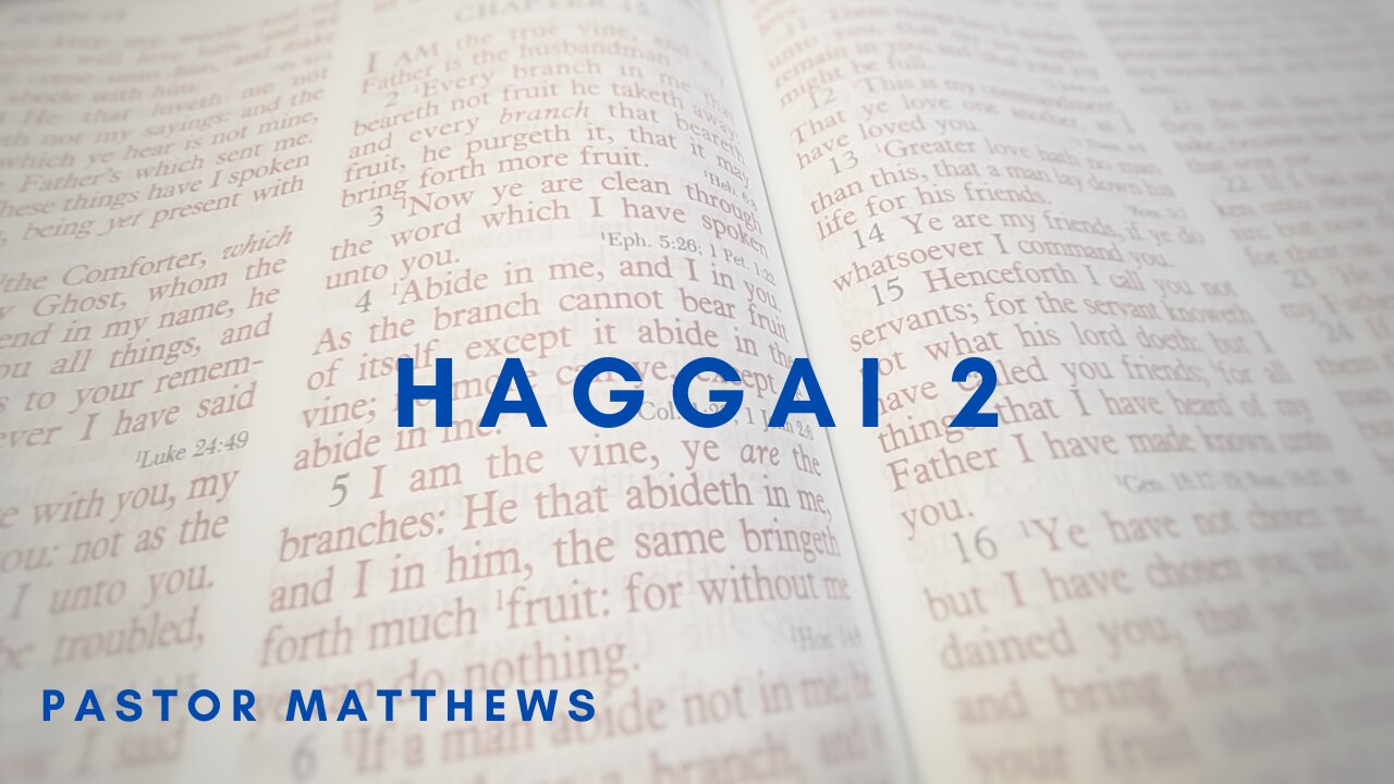 Haggai 2 | Abiding Word Baptist