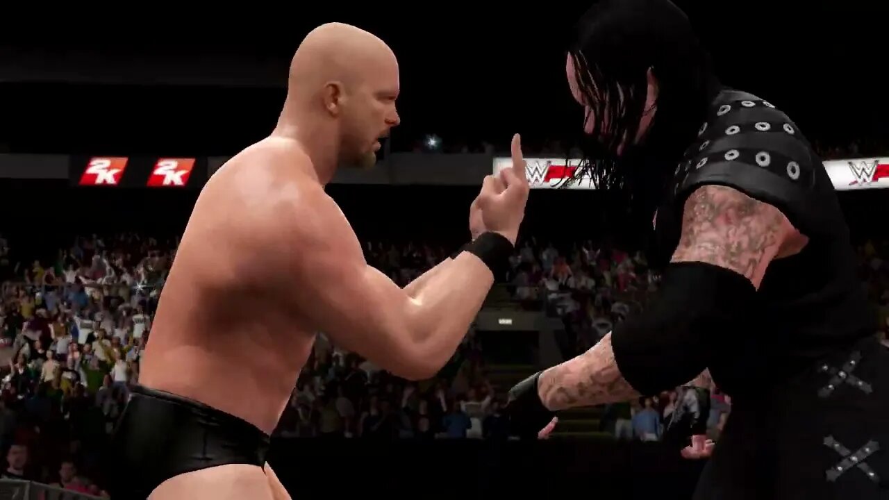21 Stone Cold VS Undertaker Rock Bottom
