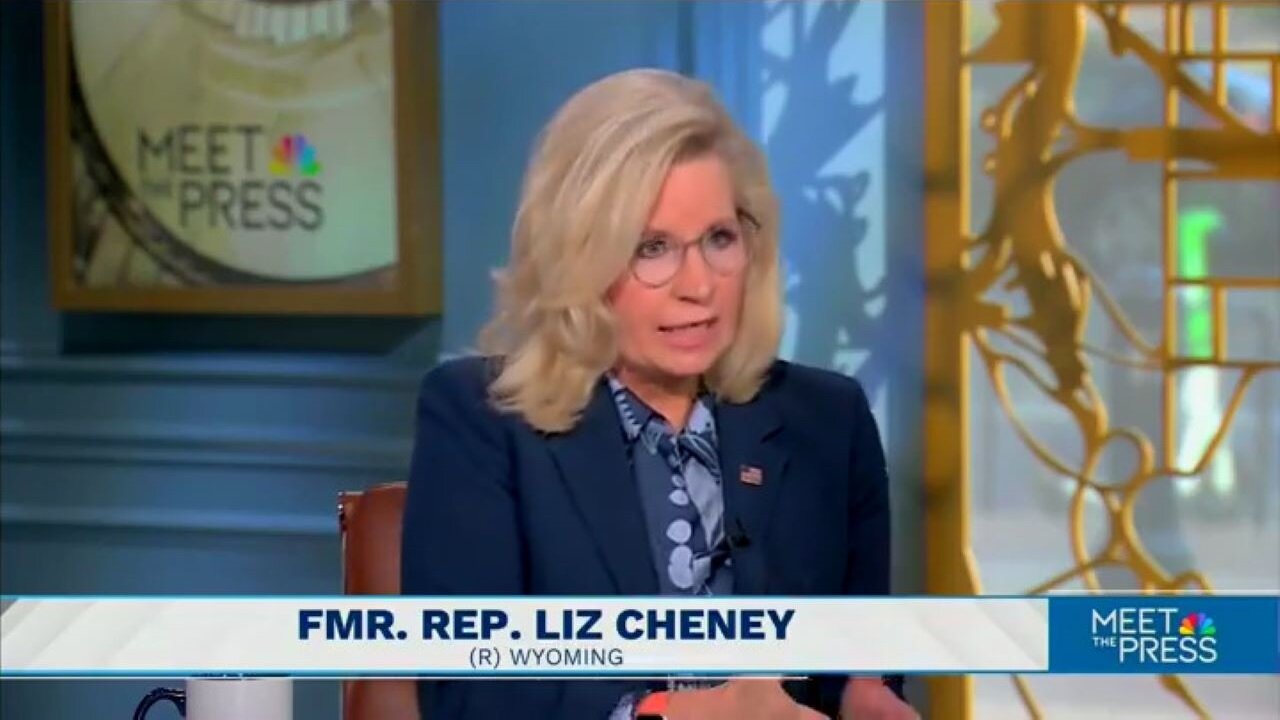 Liz Cheney Goes On Another Unhinged, Anti-Trump Diatribe On 'Meet The Press'