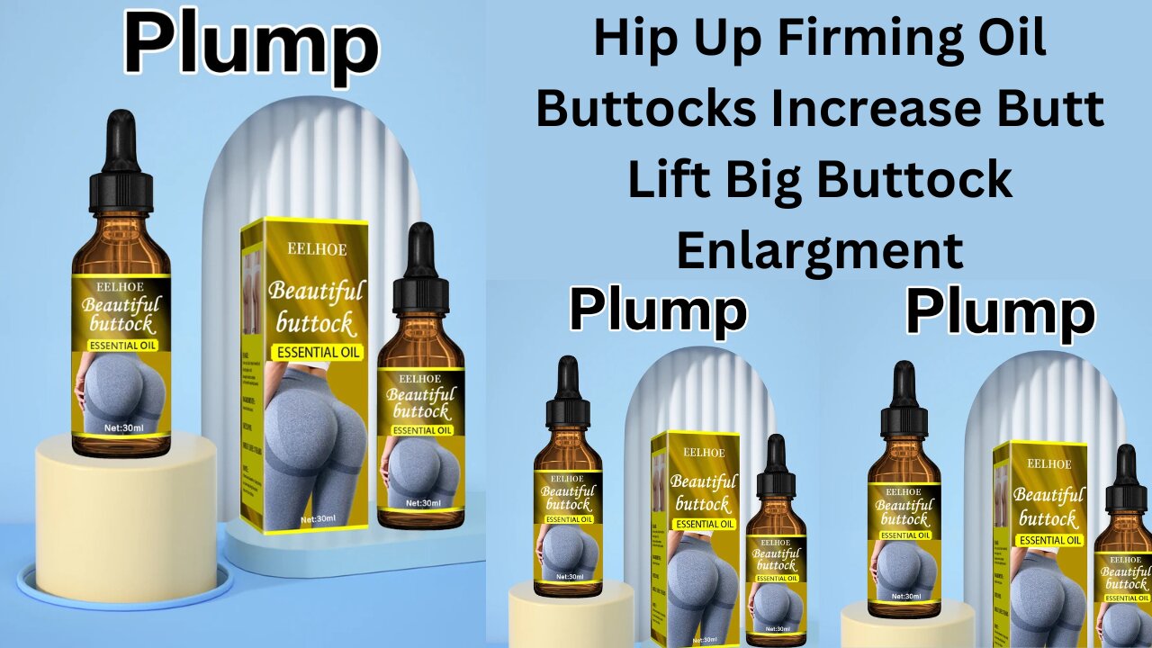 Hip Up Firming Oil Buttocks Increase Butt Lift Big Buttock