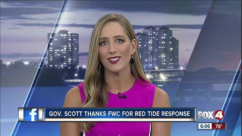 Gov. Scott thanks FWC for red tide response