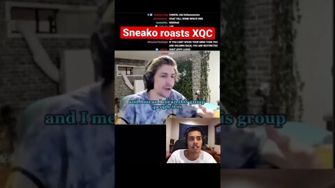 Sneako roasts XQC