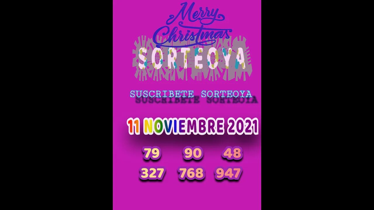 SORTEO YA NUMERO PROBABLE 11 NOVIEMBRE 2021