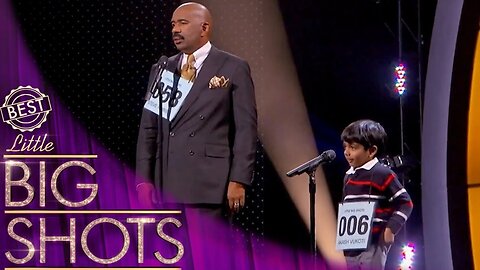 Akash Vukoti Impresses With Spelling Bee - Steve Harvey funny moments