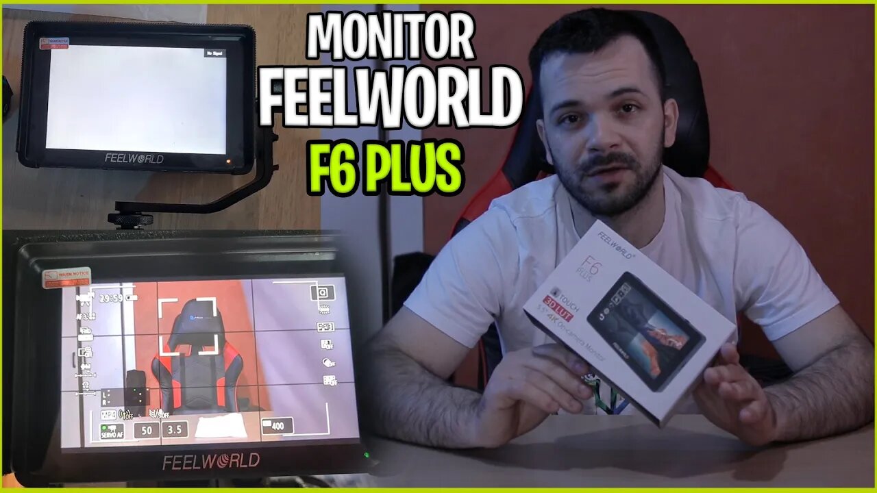 Monitor Para Sua Camera 'Touch Screen 4k' - FeelWolrd F6 Plus - @feelworldlcdmonitor