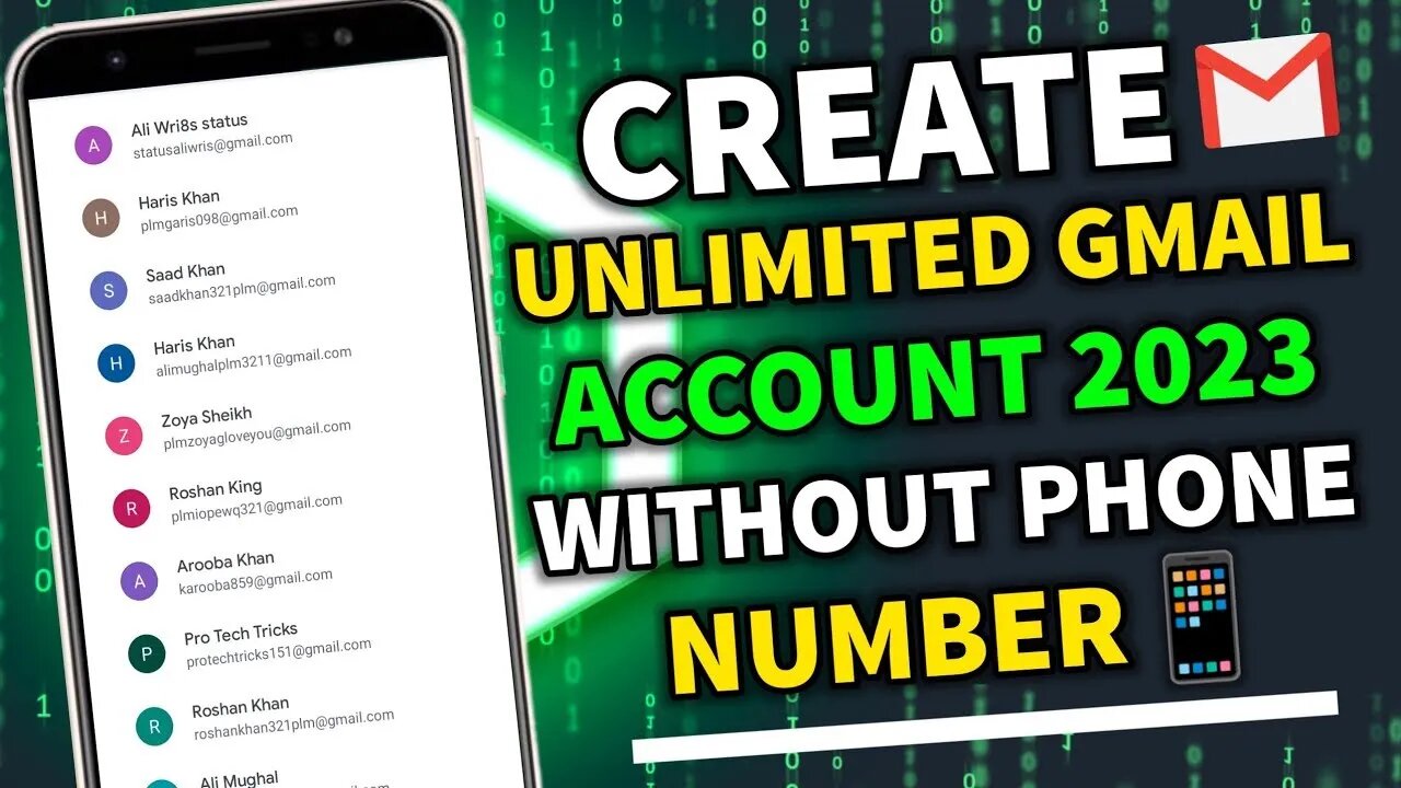 🔥 How to Create Unlimited Gmail Accounts Without Number Verification | Get Unlimited Gmail Accounts