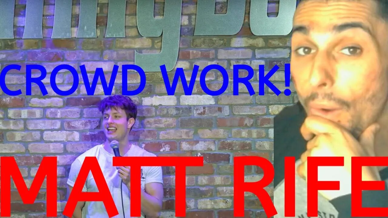 MATT RIFE COMEDY - ROASTING A STRIPPER (CROWD WORK) |EVFAMILY'S REACTION| FIRST COMEDY REACTION!