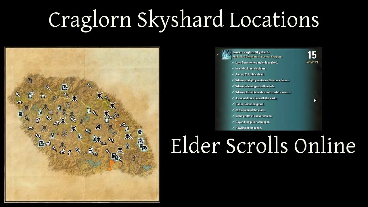 Craglorn Skyshard Locations [Elder Scrolls Online] ESO