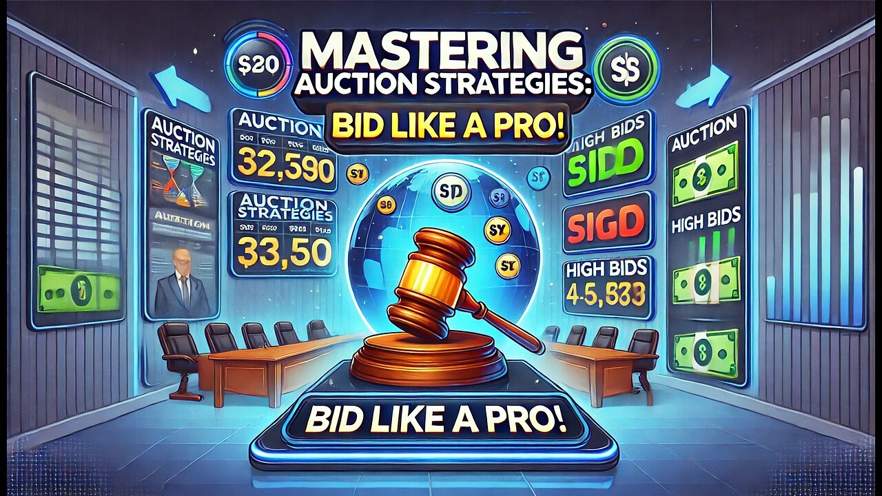 Mastering Auction Strategies: Bid Like a Pro! 💰🚀