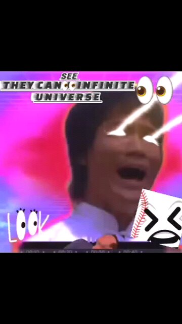 they see a infinite universe