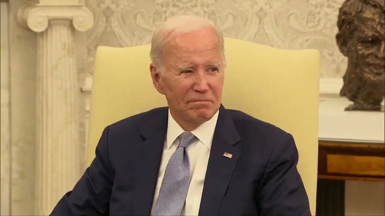 Joe Biden Sits And Blankly Stares As Peter Doocy Tries To Get Him To Answer A Simple Question