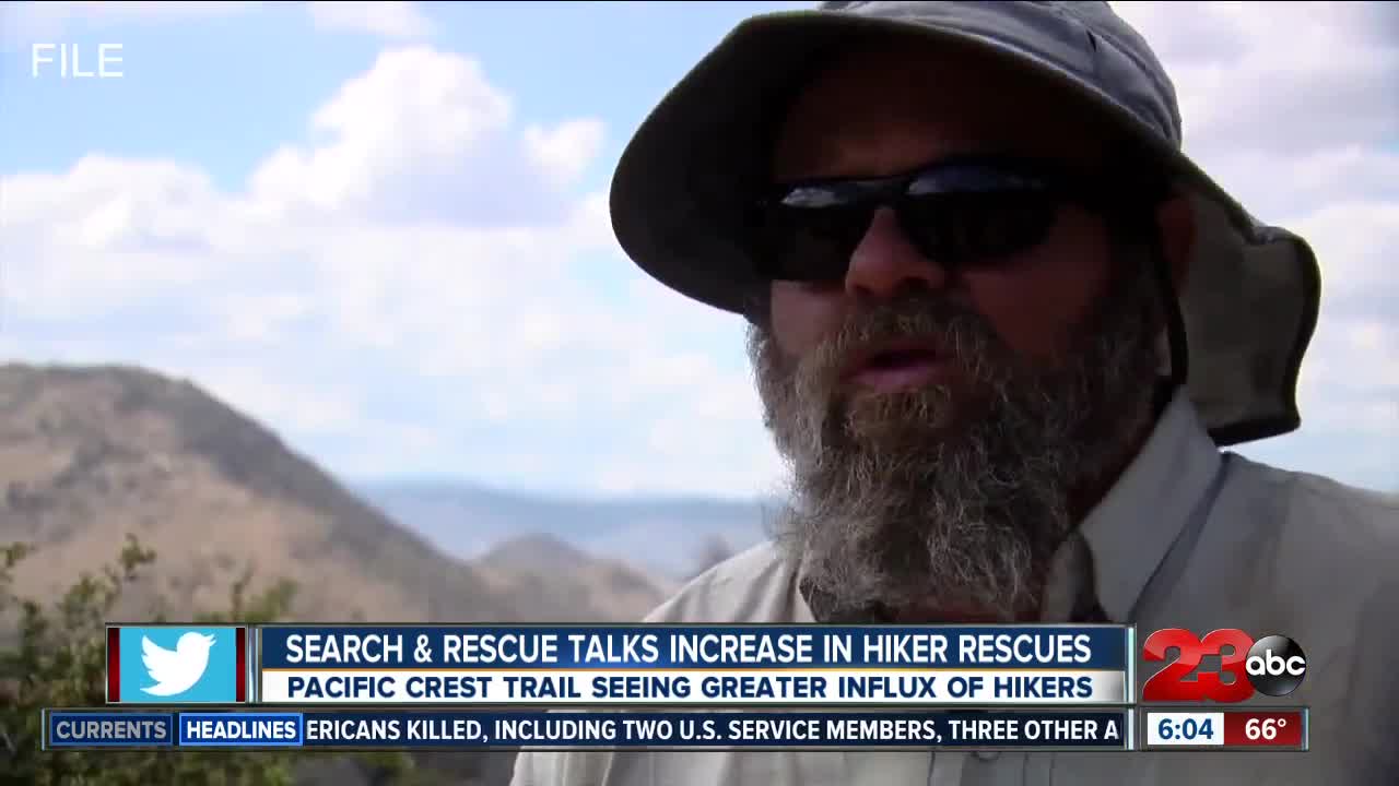 Rescues increasing along Pacific Crest Trail