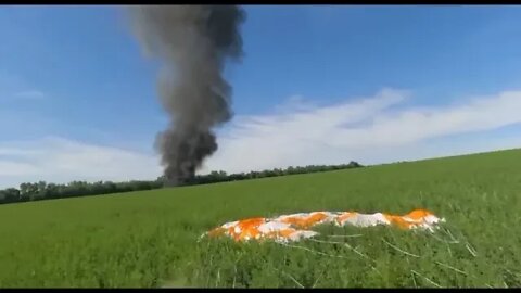 Unique first person shots what does a Russian pilot see when his plane is shot down by a missile.