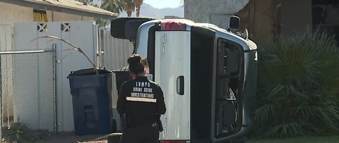 Accused drunk driver crashes into Las Vegas home, homeowner says it's was a scary awakening
