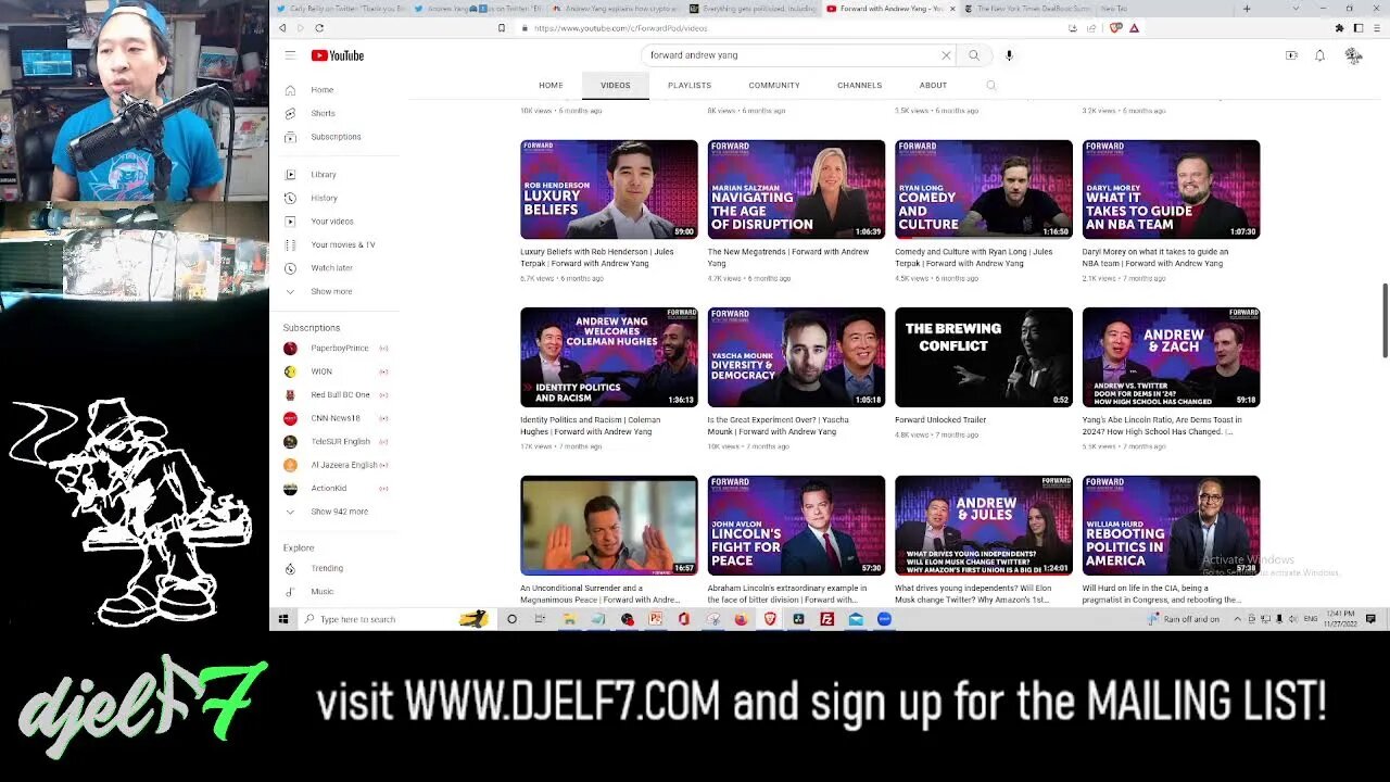 Evidence that Andrew Yang knew about the FTX Crypto scam