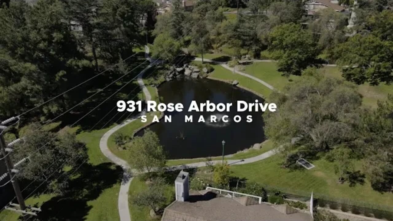 931 Rose Arbor Drive in San Marcos!