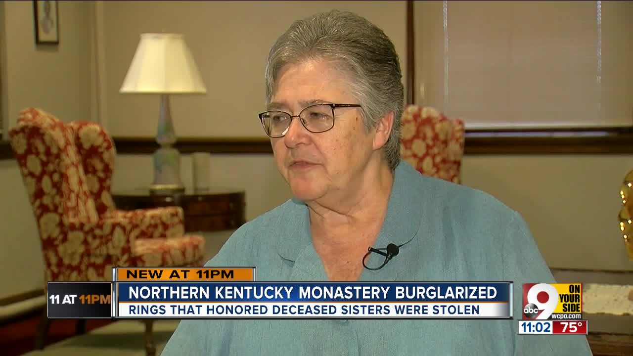 More than 100 memorial rings stolen from Covington nuns