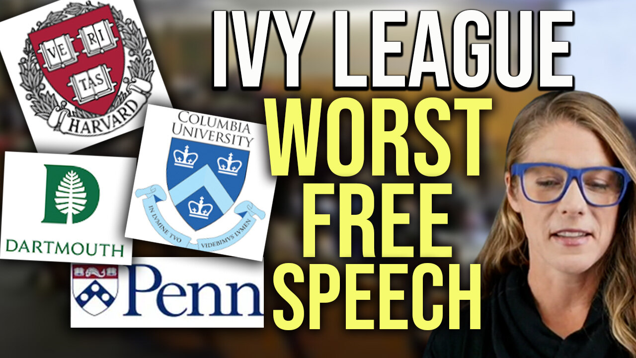 Ivy League colleges rank worst for speech || Dave Collum