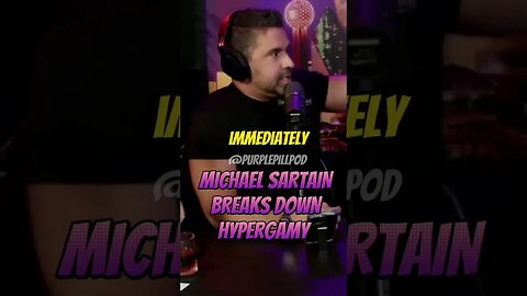 He breaks down hypergamy @MichaelSartain #purplepillpod #purplepill #redpill #dating