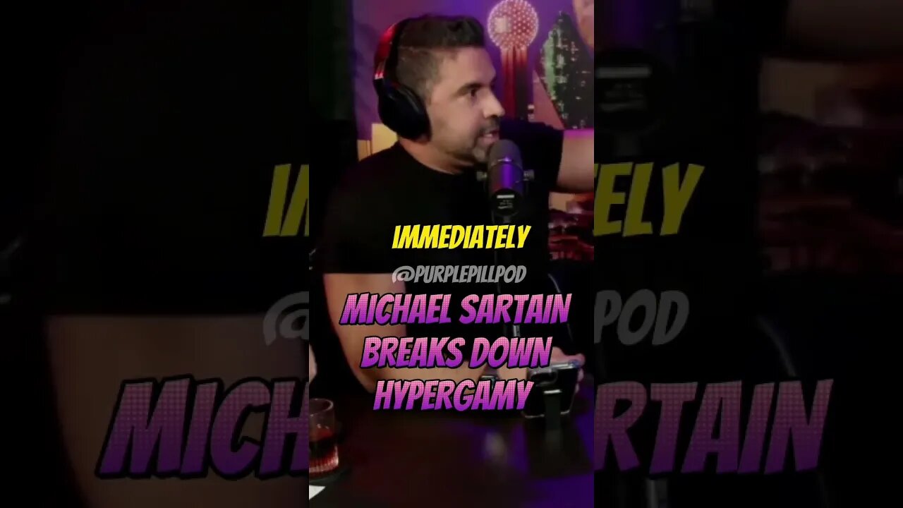 He breaks down hypergamy @MichaelSartain #purplepillpod #purplepill #redpill #dating