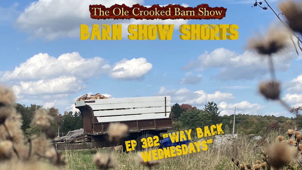 "Barn Show Shorts" Ep. #382 “Way Back Wednesdays”