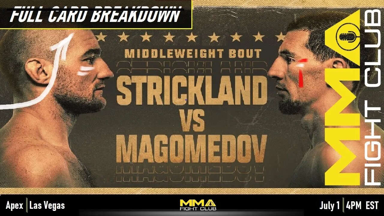 UFC Vegas 76: Strickland vs. Magomedov - Full Card Breakdown