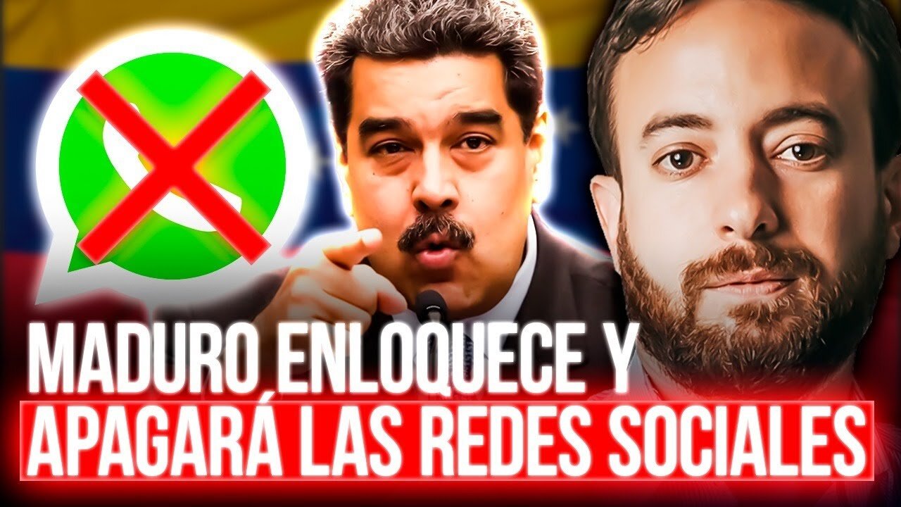 🚨 MADURO DELIRANTE: BLOQUEA WHATSAPP EN VENEZUELA | AGUSTÍN LAJE