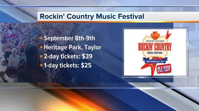 Rockin' Country Music Festival this weekend in Taylor