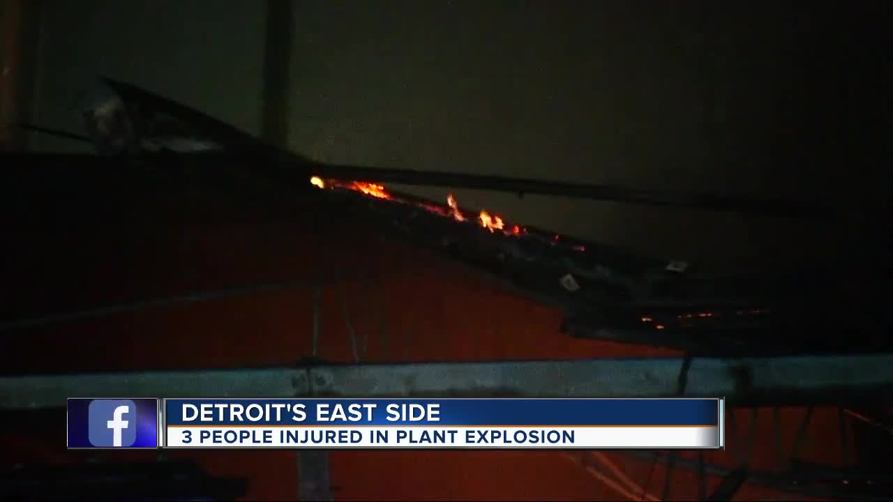 Three injured after explosion at Detroit titanium plant