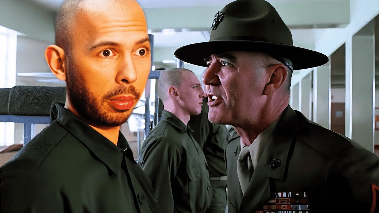 Andrew Tate In Full Metal Jacket