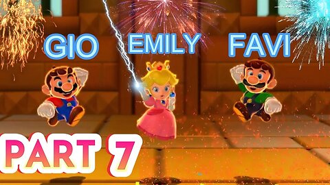 Super Mario 3D World | Favi Plays With Gio And Emily