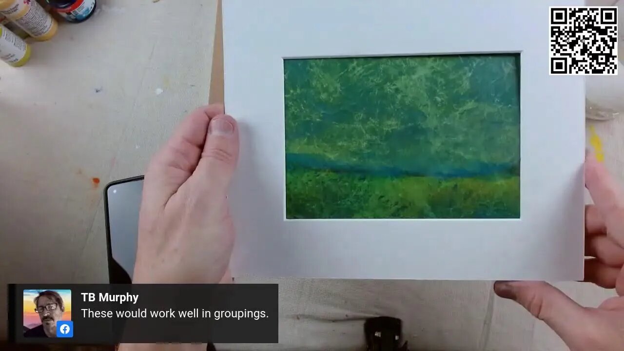 Prepping a Small Painting and Painting Another