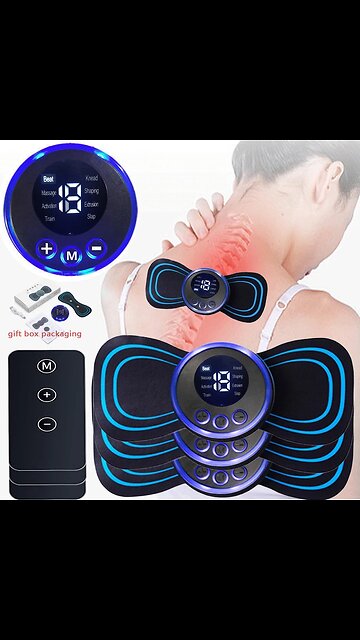 Portable Neck Massager for Pain Relief Electric Body Massage