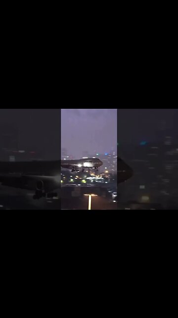 ⛈️ Storm Boeing 747 Landing