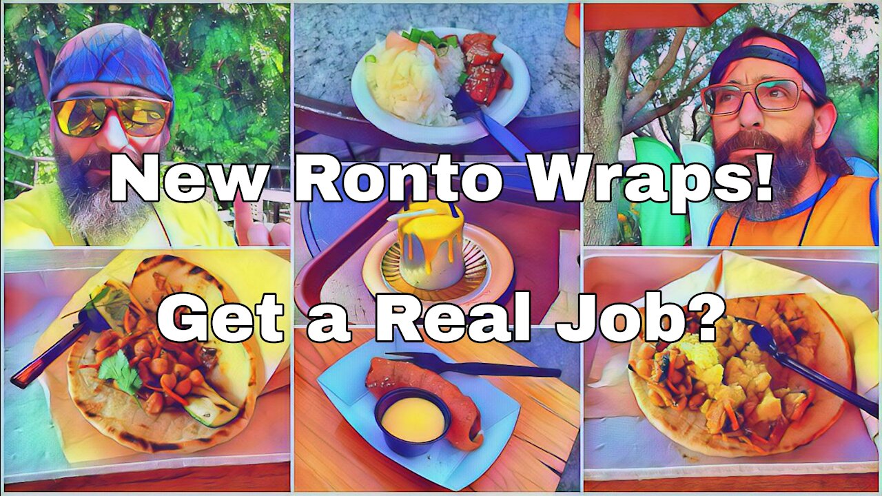 What's a Job? And Veg Rontos, and SeaWorld food.