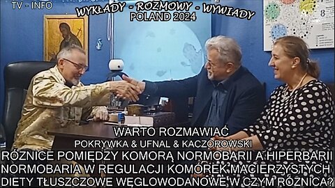 RÓZNICE POMIĘDZY KOMORĄ NORMOBARII A HIPERBARII. NORMOBARIA W REGULACJI KOMÓREK MACIERZYSTYCH . WARTO ROZMAWIAĆ POKRYWKA & UFNAL & KACZOROWSKI.