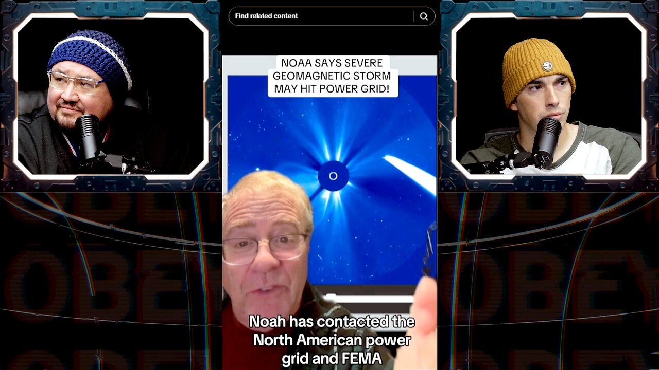 SOLAR Flare & Massive Geomagnetic Storm - Can the videos be Ai Generated?