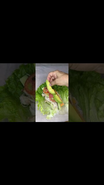 FREE Keto Recipe (Link In Description) | Lettuce wrap trick #Shorts