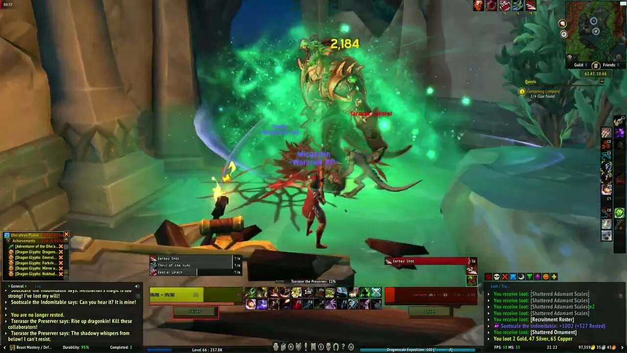 World of Warcraft Dragonflight Competing Company