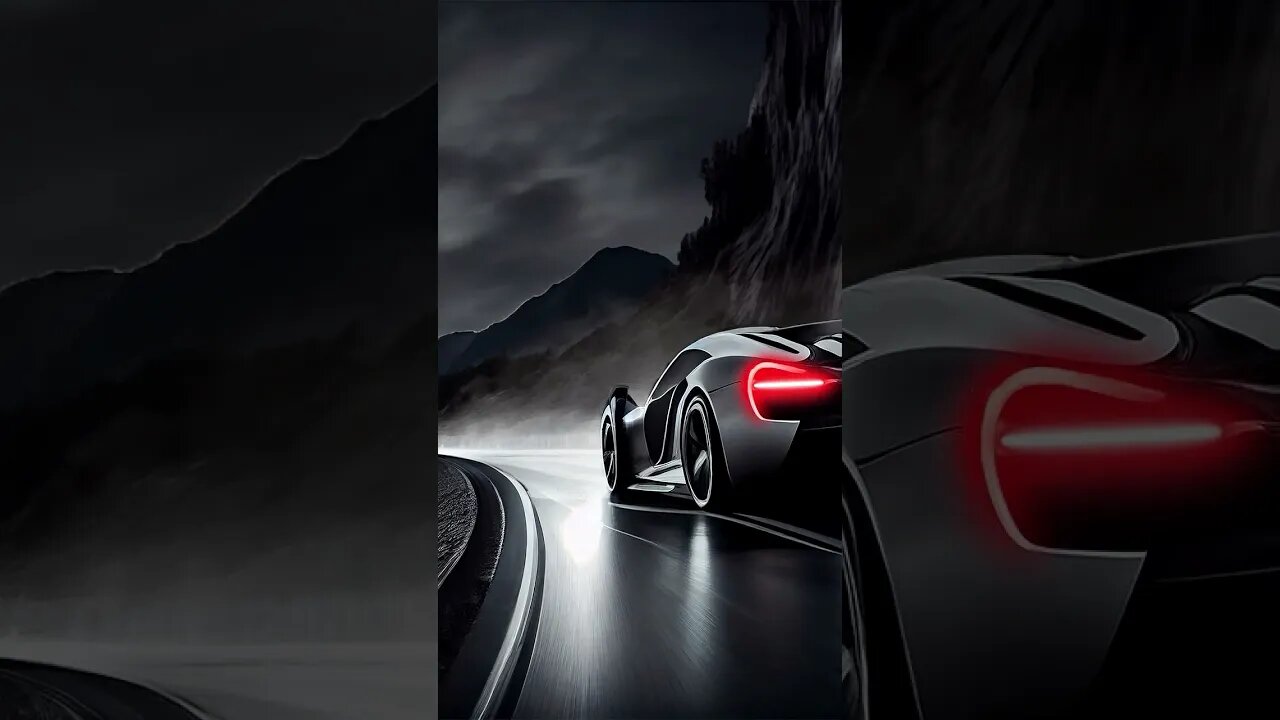 #sportscar #car #clouds #night #animation #shortsvideo #shorts #monochrome #black #travel #dark