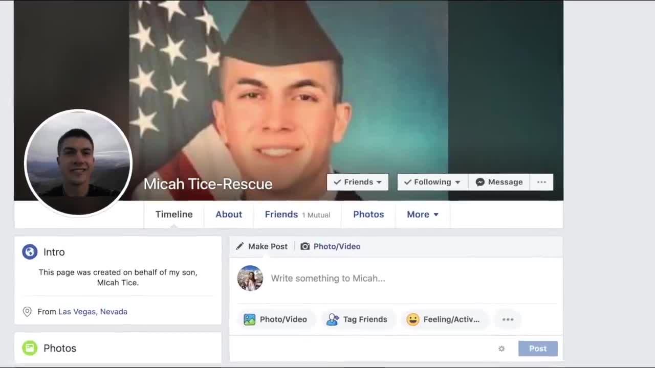 Volunteers join in search for Micah Tice, as wintry conditions continue in the mountains