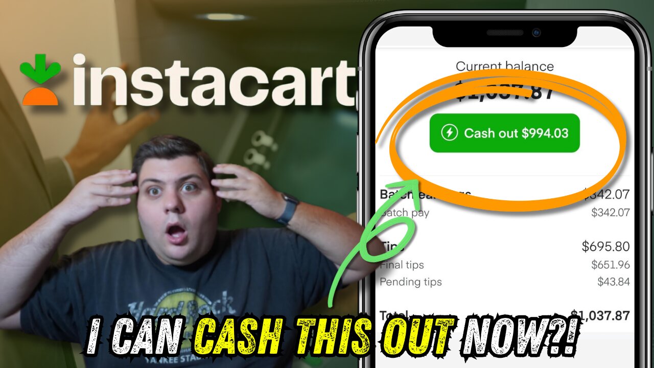 Instant Cashout on Instacart - EVERYTHING You MUST Know!!